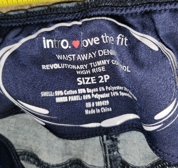 Classic Dark Blue Women's Skinny Jeans - Picture 4 of 8